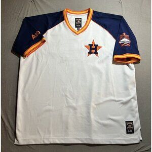 Vintage Houston Astros‎ x Carl Banks G-III 1986 All Stars Jersey Mens 5xL White.